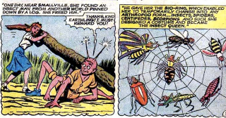 Illustration for article titled 10 insane scenes from the time Lois Lane turned into a giant insect